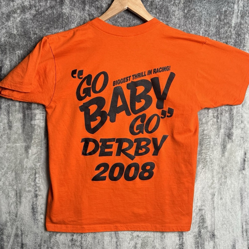 Vintage Louisville Kentucky Derby T-shirt 2008 Go Baby Go Large Place Your Bet